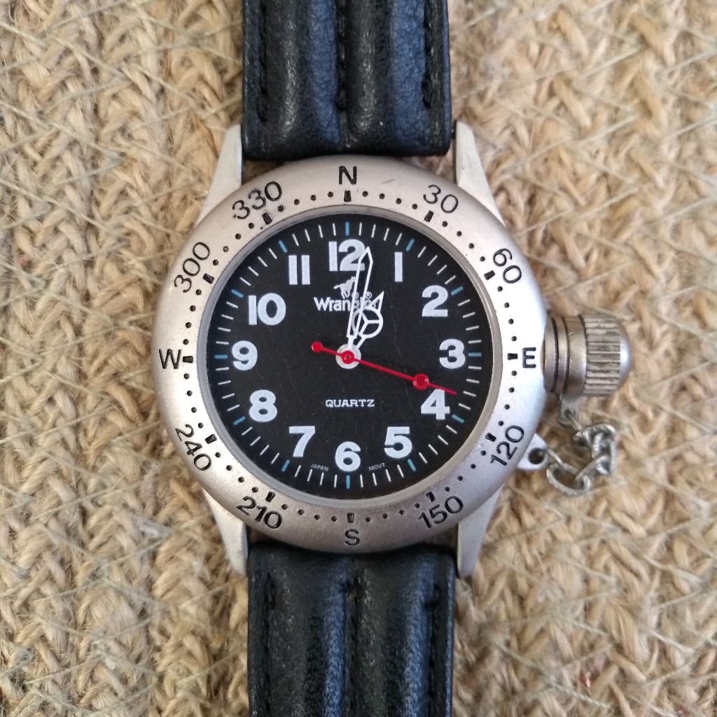 Vintage Wrangler Watch With Leather Straps